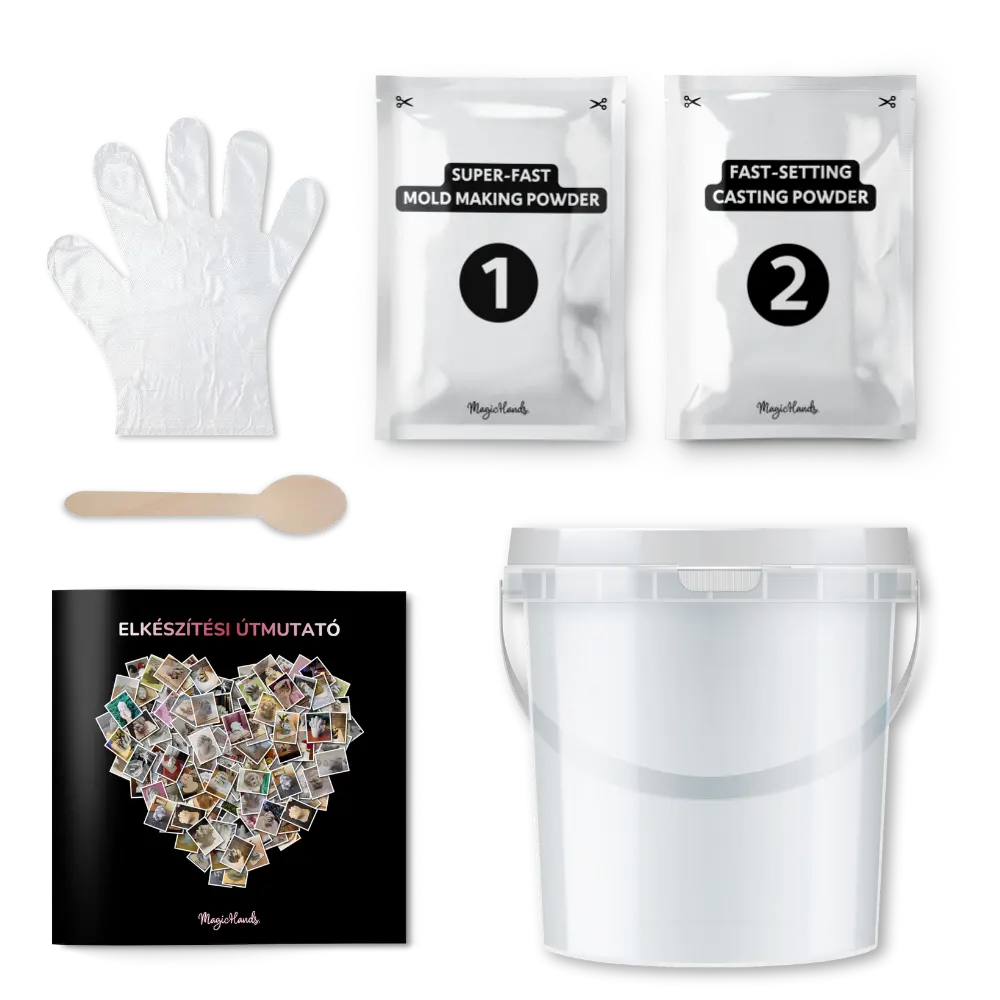 MagicHands. KARÁCSONYI kézszobor készítő készlet - PÁROS